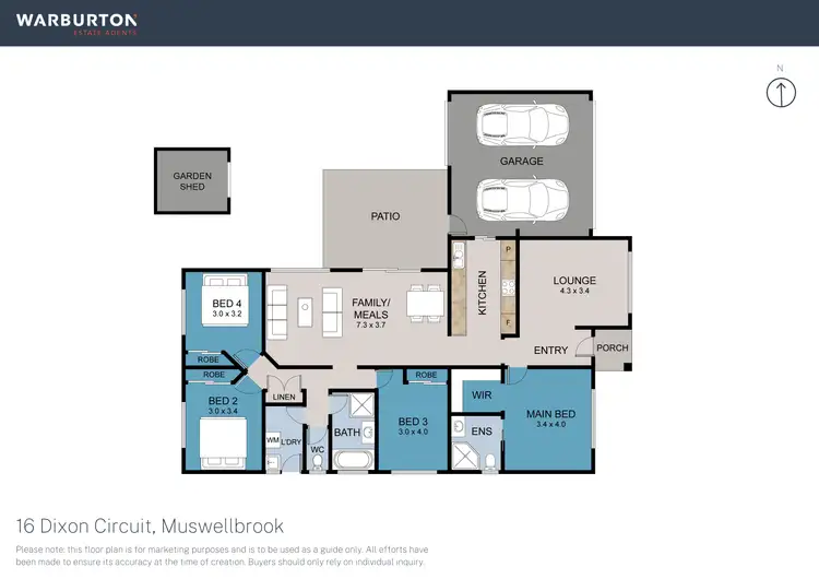 Floorplan of Homely house listing, 16 Dixon Circuit, Muswellbrook NSW 2333