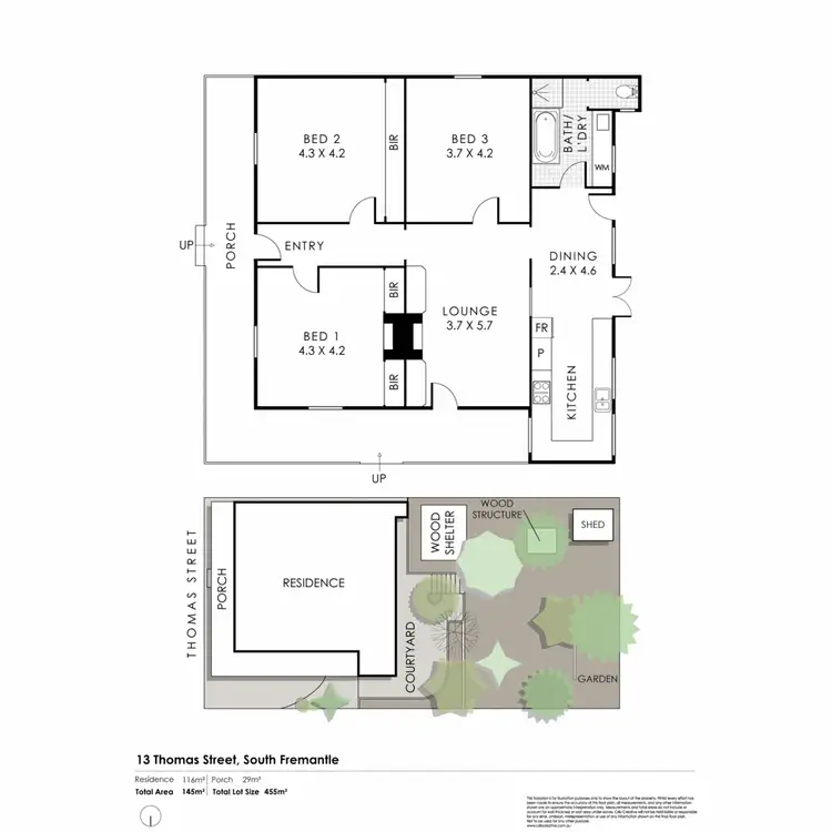 Floorplan of Homely house listing, 13 Thomas Street, South Fremantle WA 6162