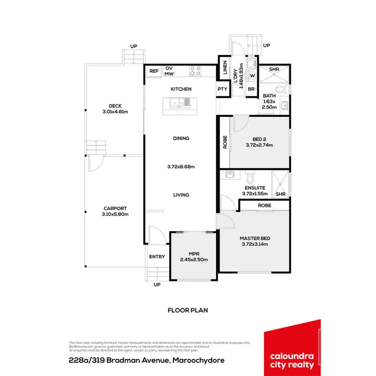 Floorplan of Homely villa listing, 228A/319 Bradman Avenue, Maroochydore QLD 4558