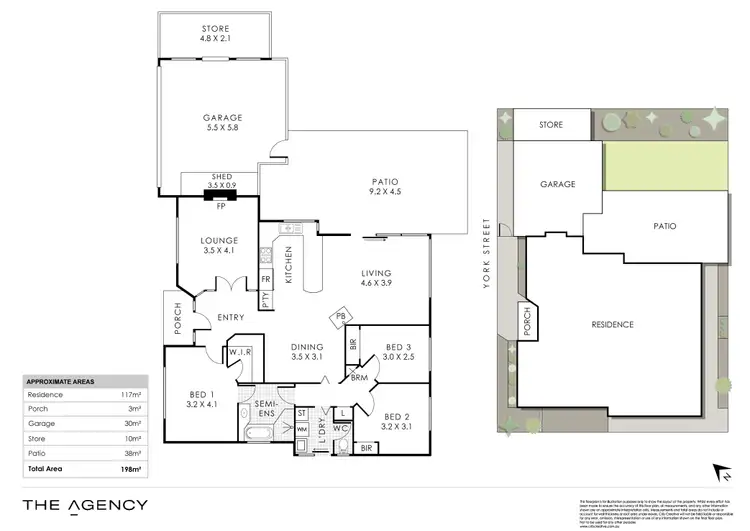 Floorplan of Homely house listing, 92 York Street, Bedford WA 6052