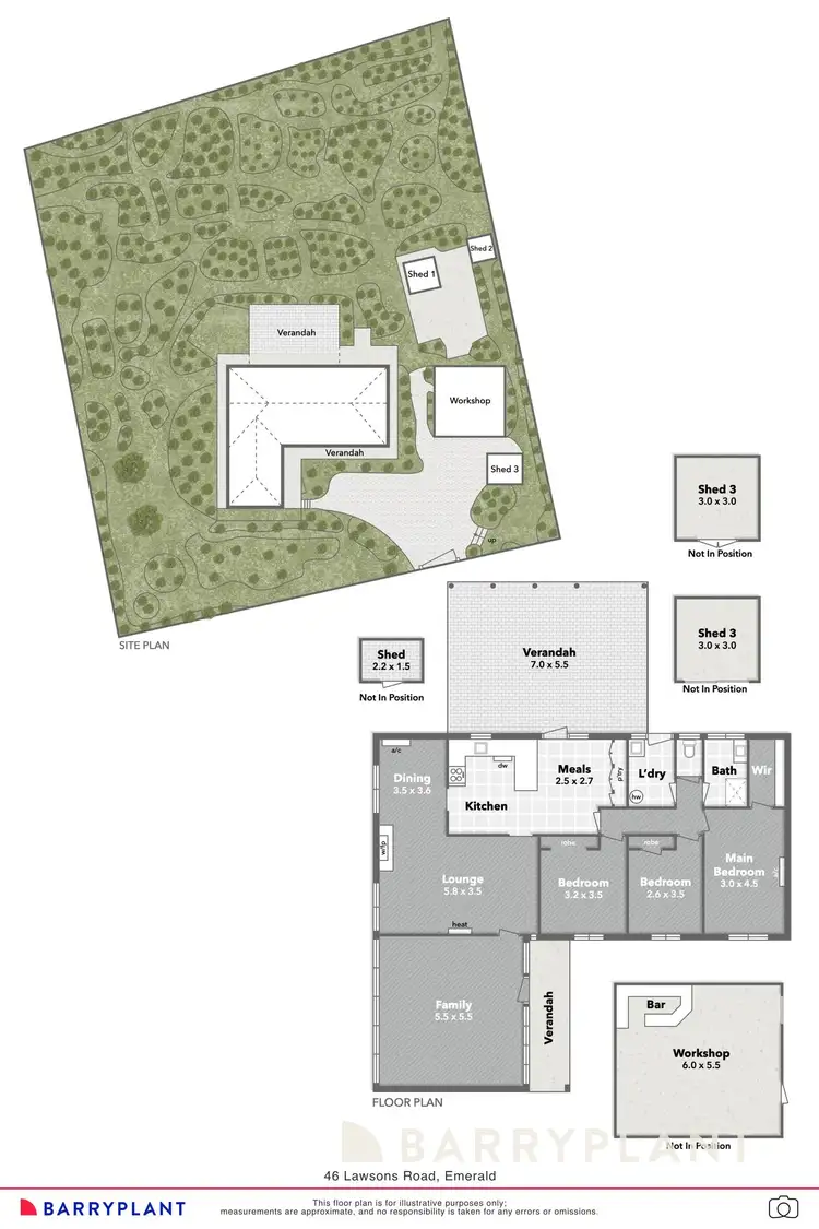 Floorplan of Homely house listing, 46 Lawsons Road, Emerald VIC 3782