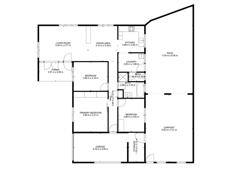 Floorplan of Homely house listing, 21 Dix Street, Kepnock QLD 4670