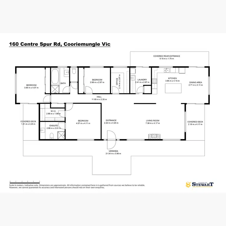 Floorplan of Homely rural property listing, 160 Centre Spur Road, Cooriemungle VIC 3268