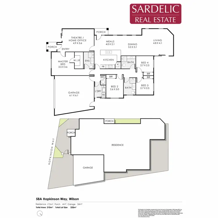 Floorplan of Homely house listing, 58a Hopkinson Way, Wilson WA 6107