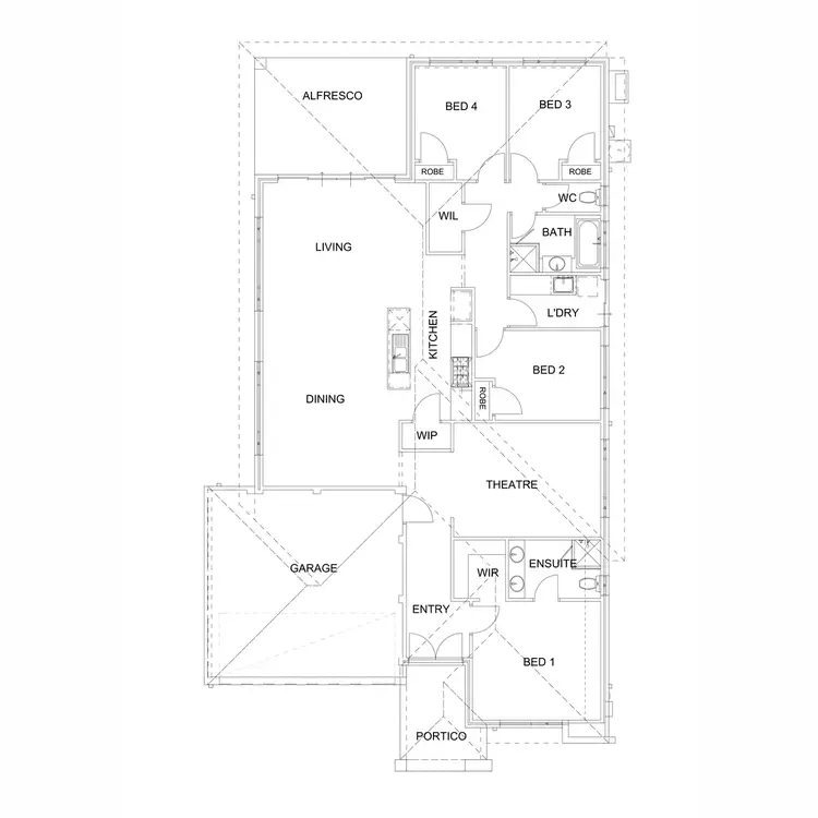 Floorplan of Homely house listing, 8 Scrubwren Circuit, Alkimos WA 6038