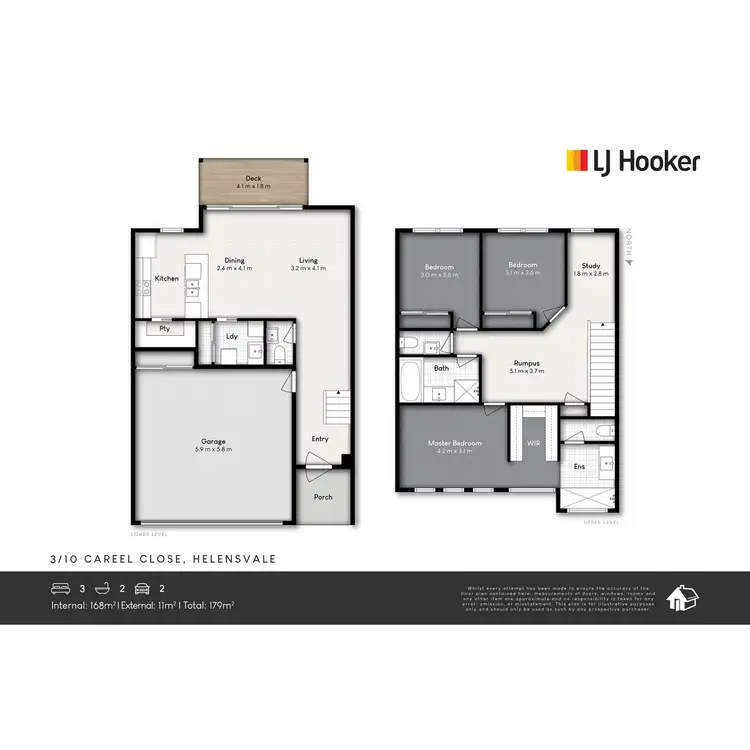 Floorplan of Homely townhouse listing, 3/10 Careel Close, Helensvale QLD 4212