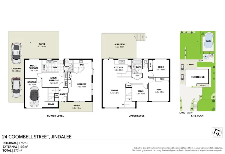 Floorplan of Homely house listing, 24 Coombell Street, Jindalee QLD 4074