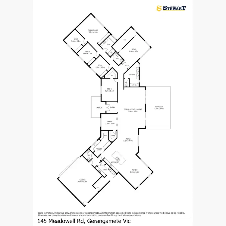 Floorplan of Homely rural property listing, 145 Meadowell Road, Gerangamete VIC 3249