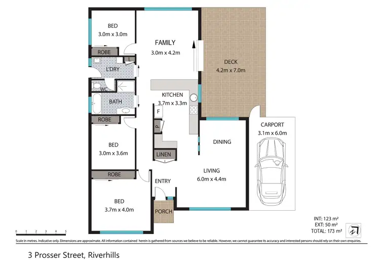 Floorplan of Homely house listing, 3 Prosser Street, Riverhills QLD 4074