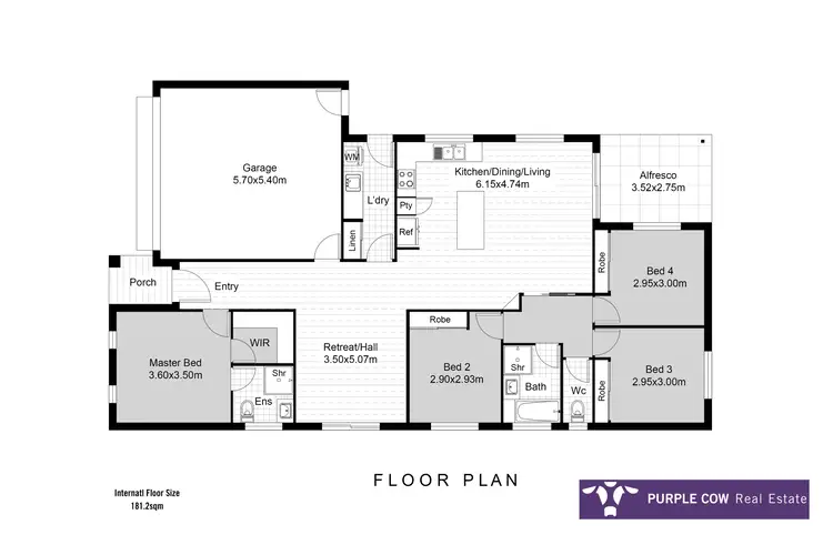 Floorplan of Homely house listing, 10 Helix Close, Spring Mountain QLD 4300