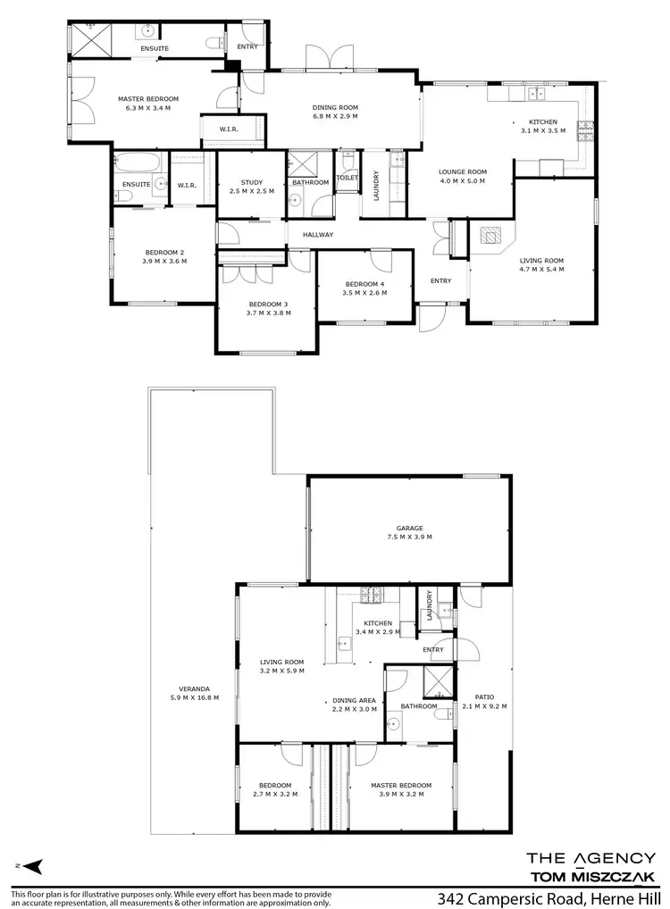 Floorplan of Homely rural property listing, 342 Campersic Road, Herne Hill WA 6056
