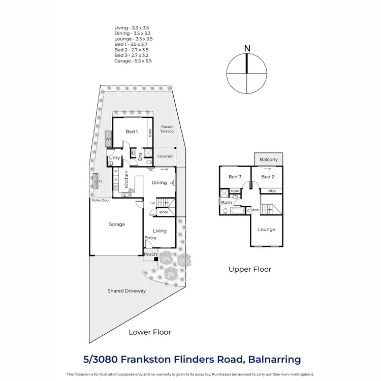 Floorplan of Homely unit listing, 5/3080 Frankston Flinders Road, Balnarring VIC 3926