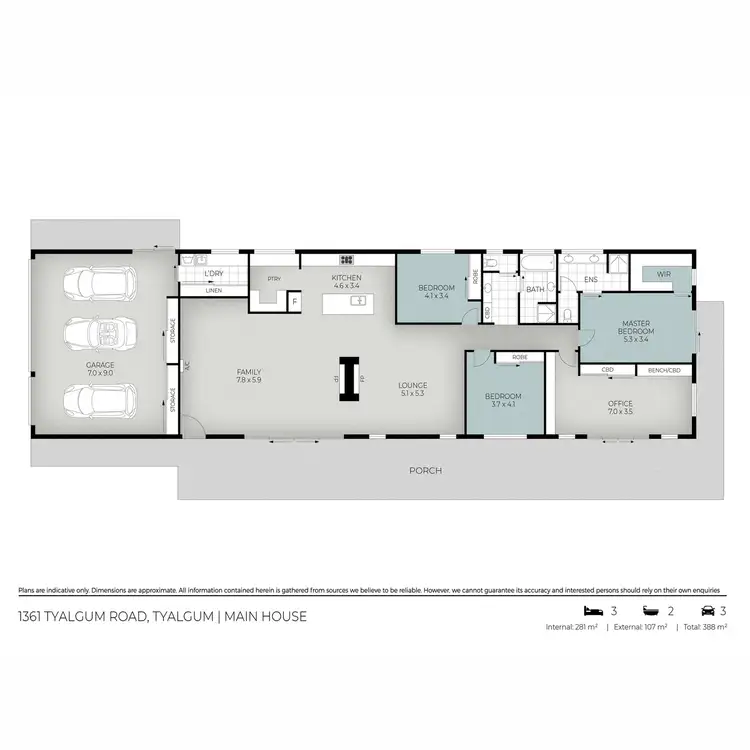 Floorplan of Homely house listing, 1361 Tyalgum Road, Tyalgum NSW 2484