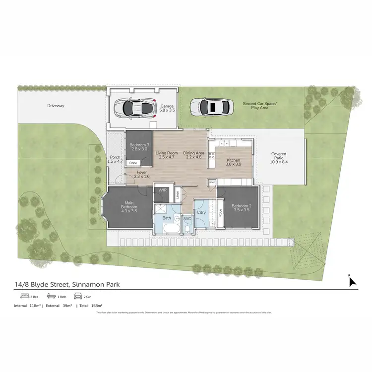 Floorplan of Homely house listing, 14/8 Blyde Street, Sinnamon Park QLD 4073