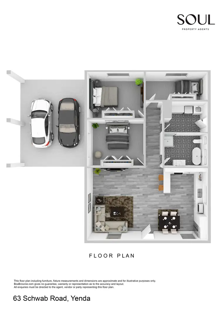 Floorplan of Homely house listing, 63 Schwab Road, Yenda NSW 2681