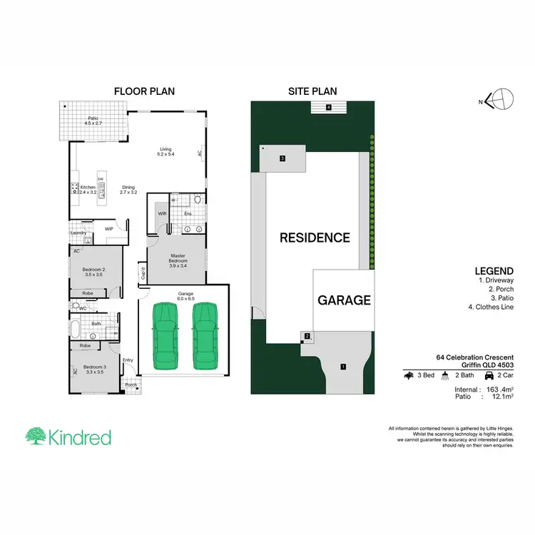 Floorplan of Homely house listing, 64 Celebration Crescent, Griffin QLD 4503