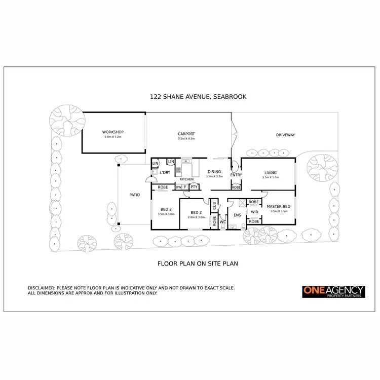 Floorplan of Homely house listing, 122 Shane Avenue, Seabrook VIC 3028