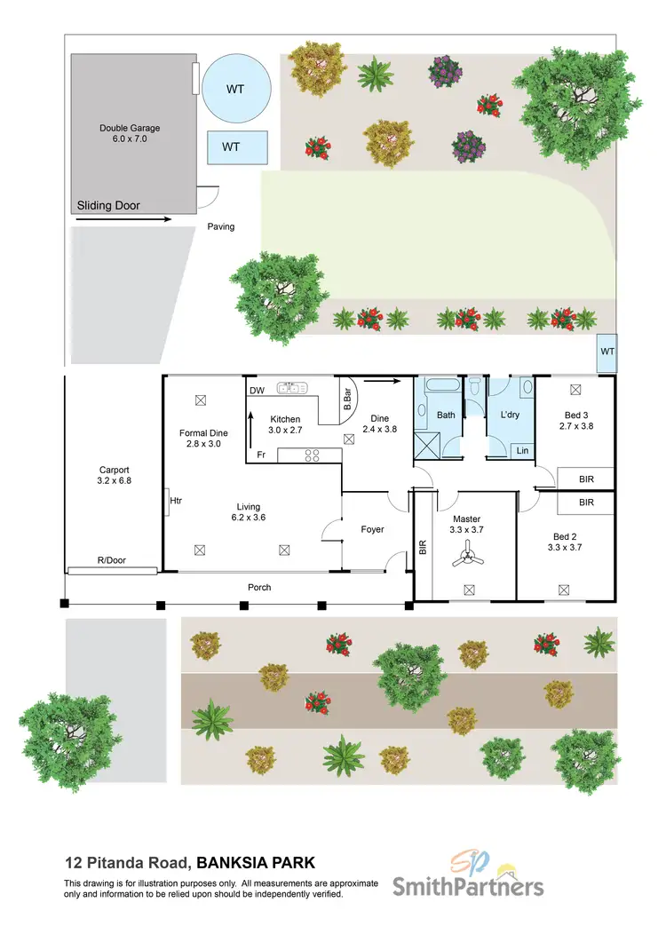 Floorplan of Homely house listing, 12 Pitanda Road, Banksia Park SA 5091