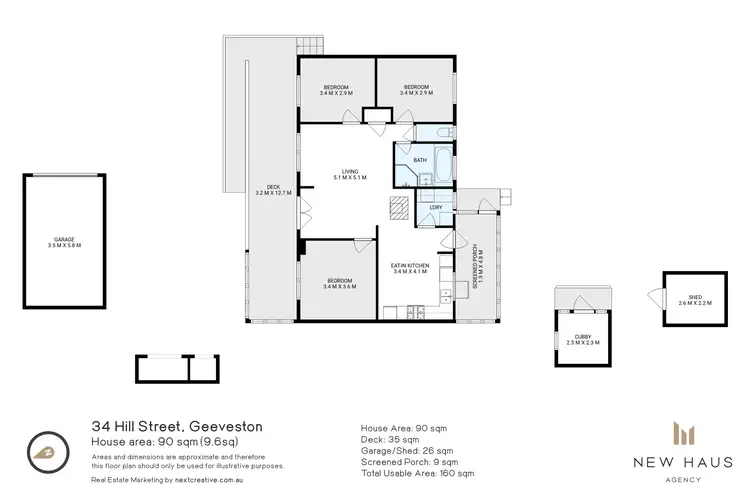 Floorplan of Homely house listing, 34 Hill Street, Geeveston TAS 7116