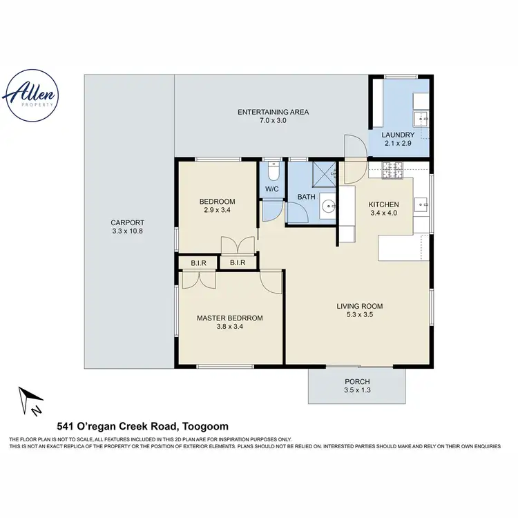 Floorplan of Homely house listing, 541 Oregan Creek Road, Toogoom QLD 4655