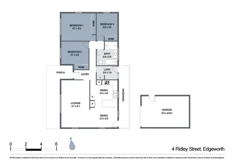 Floorplan of Homely house listing, 4 Ridley Street, Edgeworth NSW 2285