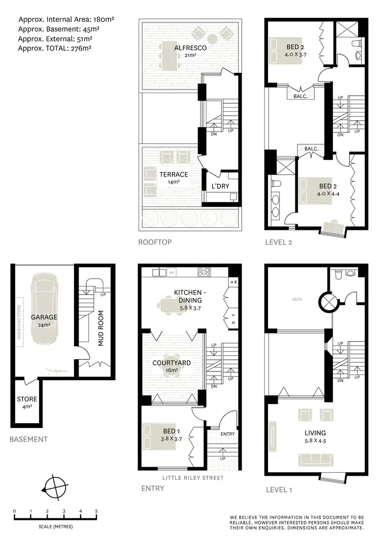 Floorplan of Homely house listing, 58 Little Riley Street, Surry Hills NSW 2010