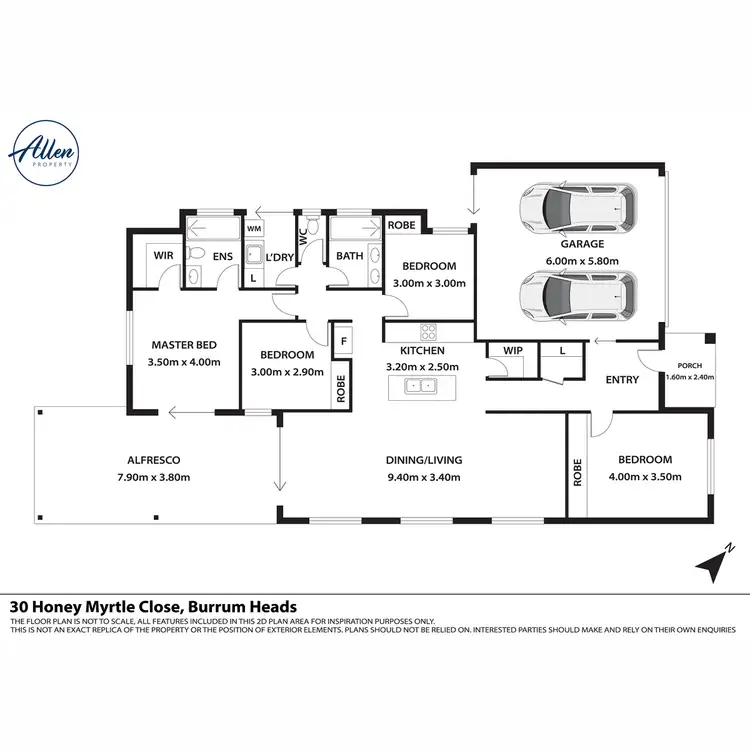 Floorplan of Homely house listing, 30 Honey Myrtle Close, Burrum Heads QLD 4659