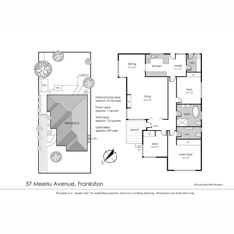 Floorplan of Homely house listing, 37 Meerlu Avenue, Frankston VIC 3199