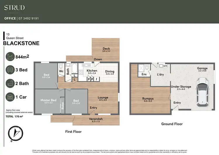 Floorplan of Homely house listing, 13 Queen Street, Blackstone QLD 4304