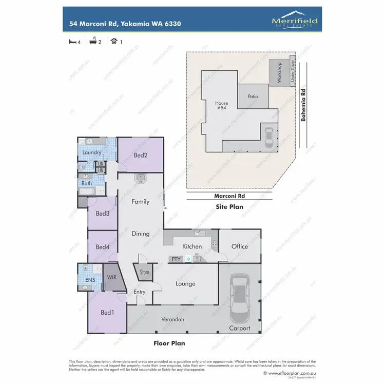 Floorplan of Homely house listing, 54 Marconi Road, Yakamia WA 6330