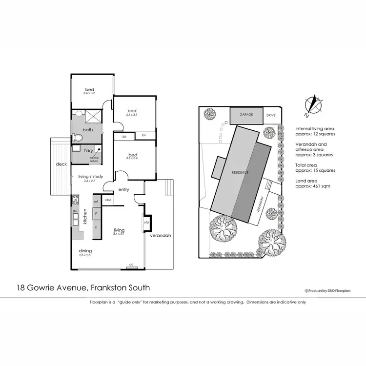 Floorplan of Homely house listing, 18 Gowrie Avenue, Frankston South VIC 3199