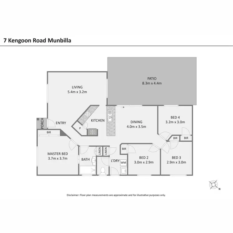Floorplan of Homely house listing, 7 Kengoon Road, Munbilla QLD 4309