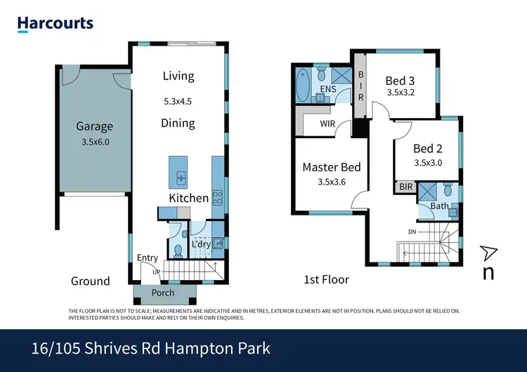 Floorplan of Homely townhouse listing, 16/105 Shrives Road, Hampton Park VIC 3976