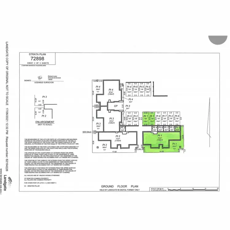 Floorplan of Homely unit listing, 1/341 Banrock Drive, Ellenbrook WA 6069