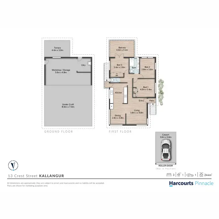 Floorplan of Homely house listing, 13 Crest Street, Kallangur QLD 4503