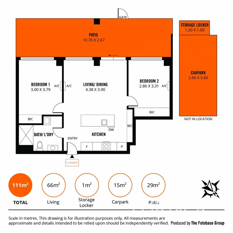 Floorplan of Homely apartment listing, G04/46 Sixth Street, Bowden SA 5007