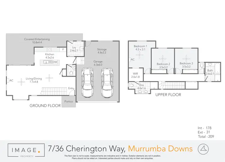 Floorplan of Homely townhouse listing, 7/36 Cherington Way, Murrumba Downs QLD 4503