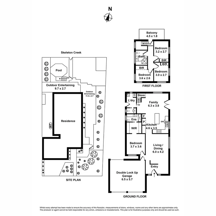 Floorplan of Homely house listing, 10 Shane Avenue, Seabrook VIC 3028