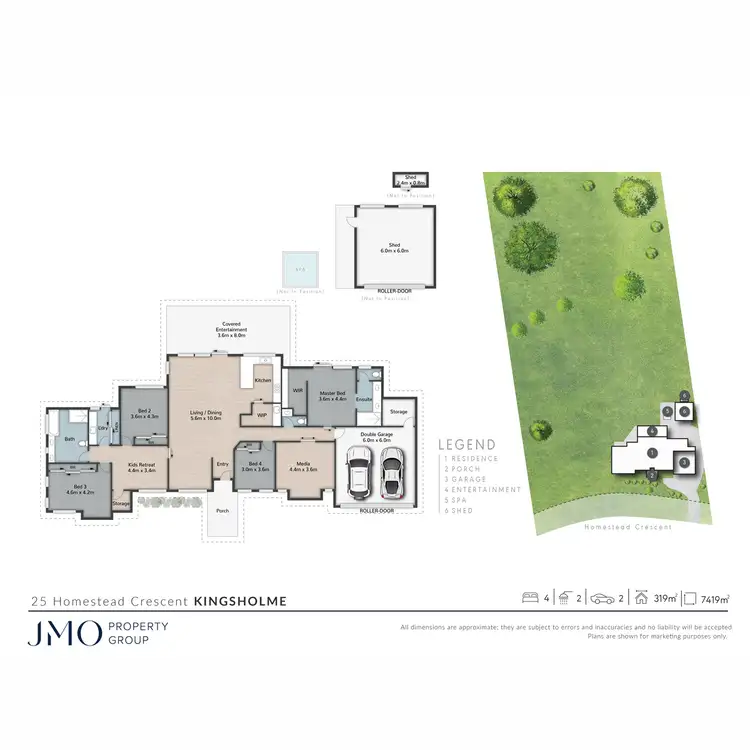 Floorplan of Homely rural property listing, 25 Homestead Crescent, Kingsholme QLD 4208