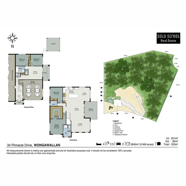 Floorplan of Homely house listing, 34 Pinnacle Drive, Wongawallan QLD 4210
