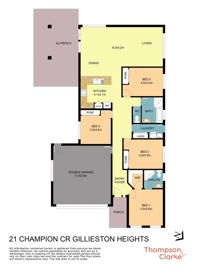 Floorplan of Homely house listing, 21 Champion Crescent, Gillieston Heights NSW 2321