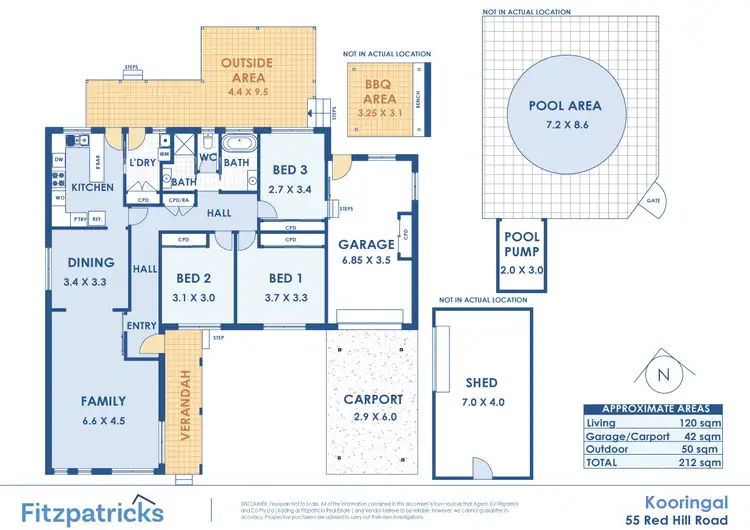 Floorplan of Homely house listing, 55 Red Hill Road, Kooringal NSW 2650