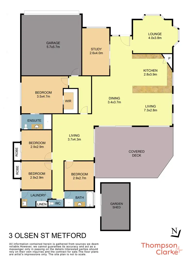 Floorplan of Homely house listing, 3 Olsen Street, Metford NSW 2323