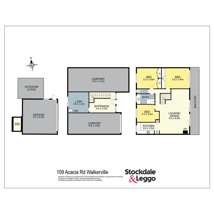 Floorplan of Homely house listing, 109 Acacia Road, Walkerville VIC 3956