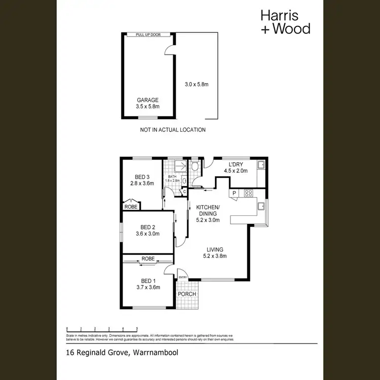 Floorplan of Homely house listing, 16 Reginald Grove, Warrnambool VIC 3280