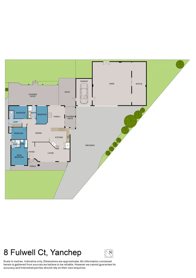 Floorplan of Homely house listing, 8 Fulwell Court, Yanchep WA 6035