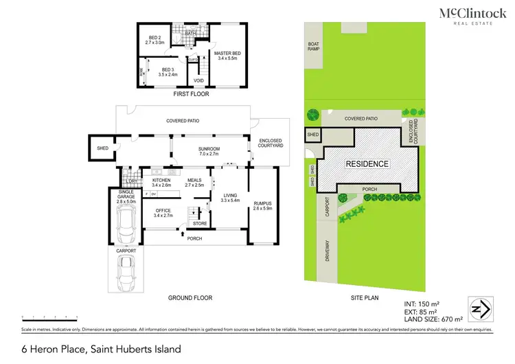 Floorplan of Homely house listing, 6 Heron Place, St Huberts Island NSW 2257