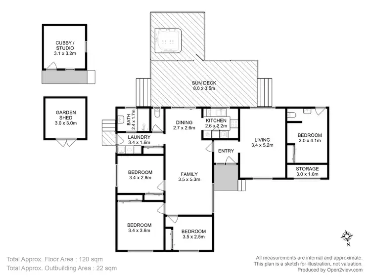 Floorplan of Homely house listing, 107 Jetty Road, Old Beach TAS 7017