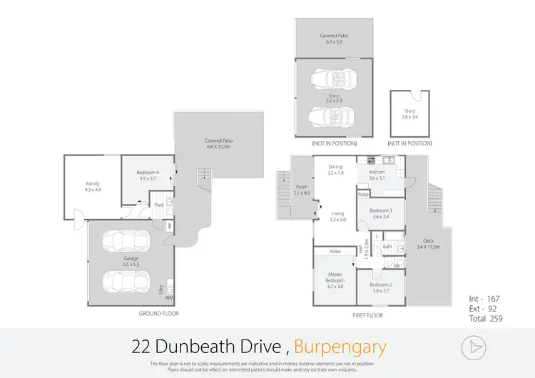 Floorplan of Homely house listing, 22 Dunbeath Drive, Burpengary QLD 4505