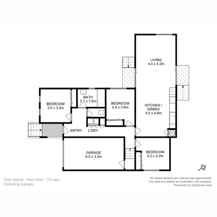 Floorplan of Homely house listing, 19/11 Flamenco Circle, Glenorchy TAS 7010
